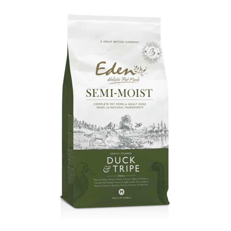 Eden Holistic Dog Food - Duck & Tripe (Semi Moist)