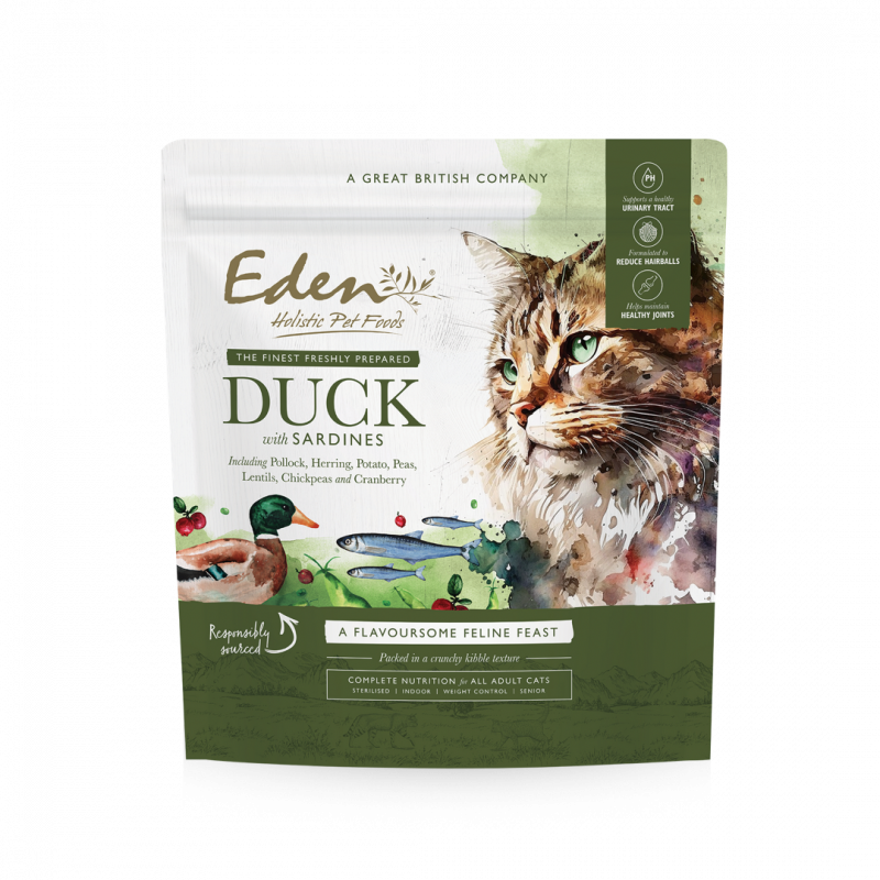 Eden Holistic Cat Food - Duck & Sardine