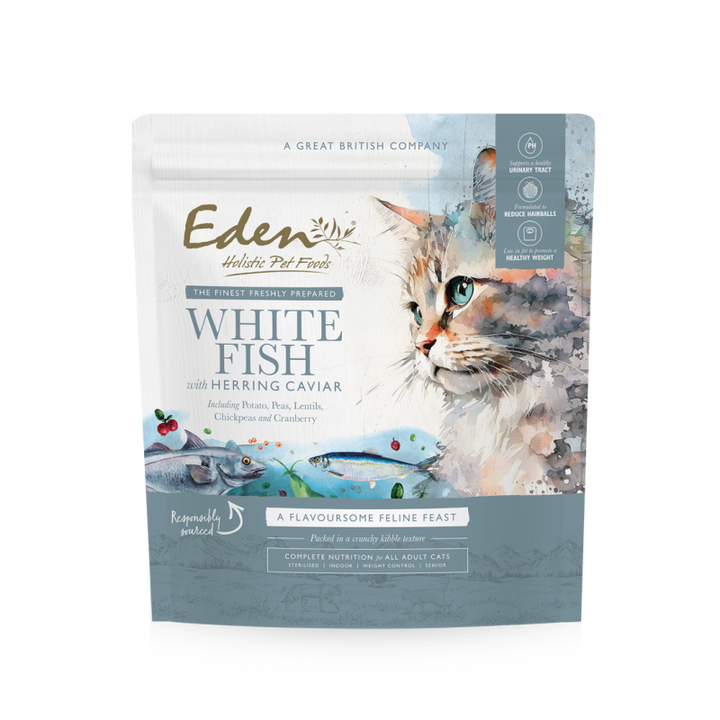 Eden Holistic Cat Food - White Fish & Herring Caviar